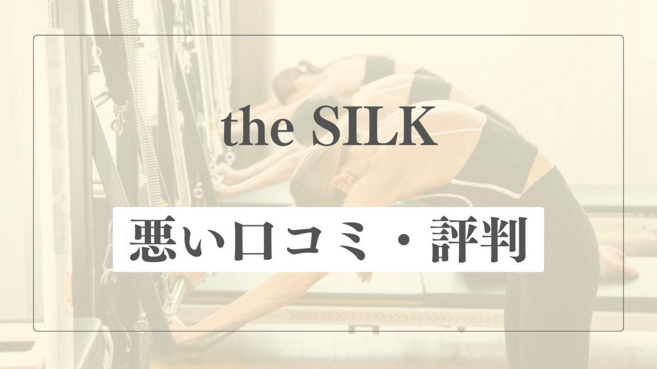 【悪い口コミ・評判】the SILK(ザシルク)の微妙な点